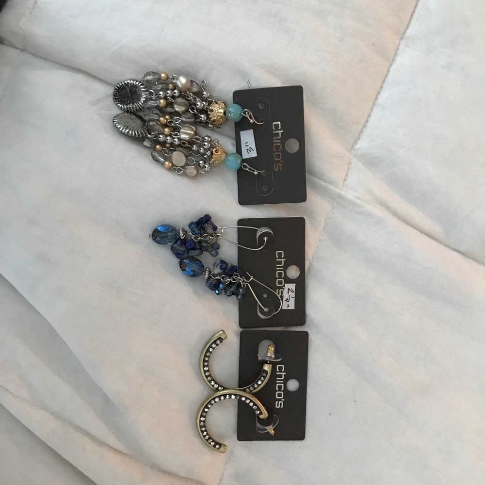 Three Dangly Earrings by Chico’s